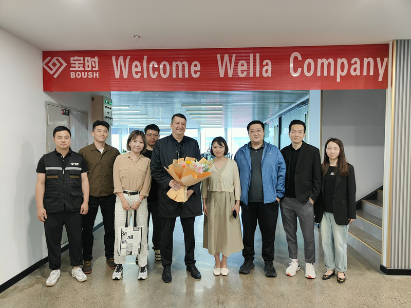 WELLA品牌亚太区CEO一行莅临宝时云仓考察交流